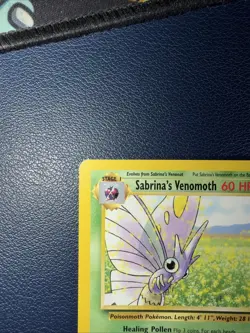 Pokemon Card - Sabrina's Venomoth Gym Heroes 34/132 Rare - Image 2
