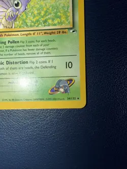 Pokemon Card - Sabrina's Venomoth Gym Heroes 34/132 Rare - Image 5