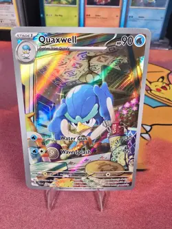 💧 Quaxwell 207/193 Paldea Evolved Illustration Rare Pokemon NM - Image 1