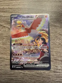 Pokemon TCG Ethan's Ho-Oh EX Sir Destined Rivals 230/182 - Image 1