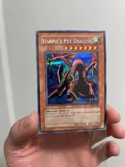 Yu-Gi-Oh Harpie's Pet Dragon FMR-002 Secret Rare LP - Image 1