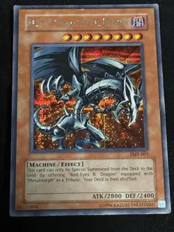Yu-Gi-Oh! Red-Eyes Black Metal Dragon FMR-001 Secret Rare Promo Damaged - Image 1