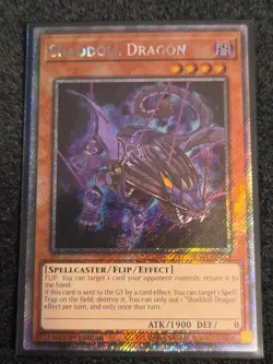 Shaddoll Dragon Platinum Secret Rare RA04-EN228 Yugioh - Image 1