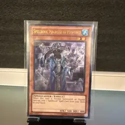 Yugioh Spellbook Magician of Prophecy REDU-EN015 ULTIMATE RARE LP Return Dualist - Image 1