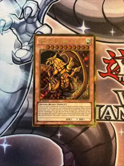 Yugioh The Winged Dragon Of Ra PGLD-EN031 1st Edition Gold Secret Rare VLP (WNU) - Image 1