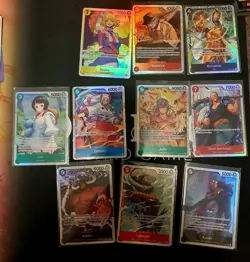 One Piece TCG Lot - 20 Holo Cards Rare & Under - Cheap Price Clearance - English - Image 4