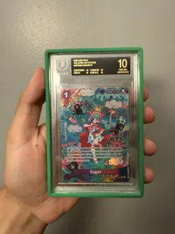Bandai One Piece CCG Sugar OP10-065 SP Alt Art SP Special Rare BGS 10 - Image 1