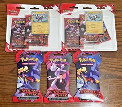 Pokemon Trading Card Game Destined Rivals Blister Lot 9 Pack Total - Image 1