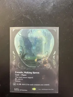 Evendo, Waking Haven (Borderless) (Galaxy Foil) Edge of Eternities Foil - Image 1