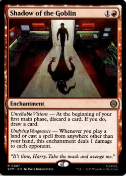 Shadow of the Goblin R Marvel's Spider-Man 87 Magic The Gathering - Image 1