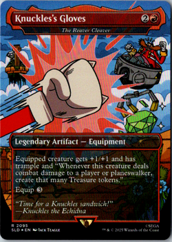 Knuckles's Gloves - The Reaver Cleaver (Rainbow Foil) R Secret Lair Drop Series - Image 1