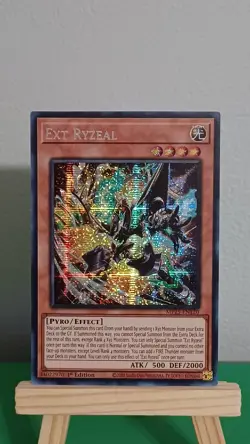 2025 Yugioh Ext Ryzeal MP25-EN120 Prismatic Secret Rare 1st Edition - Image 1