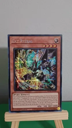 2025 Yugioh Ext Ryzeal MP25-EN120 Prismatic Secret Rare 1st Edition - Image 2