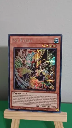 2025 Yugioh Ext Ryzeal MP25-EN120 Prismatic Secret Rare 1st Edition - Image 3
