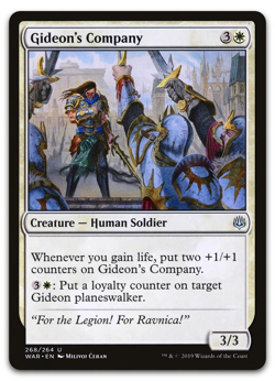 Gideon's Company #268 War of the Spark WAR Magic MTG - Image 1