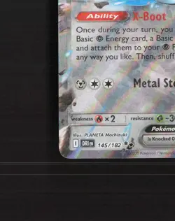 Steven's Metagross ex 145/182 Destined Rivals Ultra Rare Holo Pokemon Card LP+ - Image 5