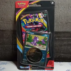 Pokemon Mega Evolution—Chaos Rising Booster Pack with Toxel Promo Card & Coin - Image 1