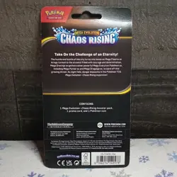 Pokemon Mega Evolution—Chaos Rising Booster Pack with Toxel Promo Card & Coin - Image 2