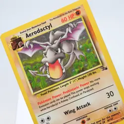 Pokemon TCG - Aerodactyl 1/62 Fossil Holo Rare WOTC - MP - Image 1