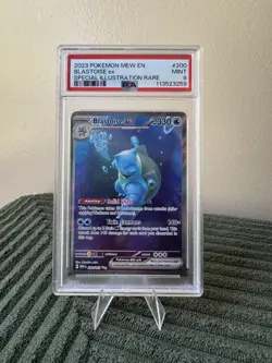 Blastoise ex 200/165 SV Scarlet & Violet 151 SIR Holo PSA 9 English 2023 - Image 1