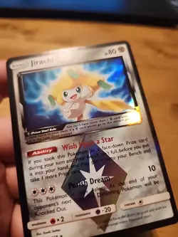 Prism Star - Jirachi Prism Star Pokemon Sun & Moon Celestial Storm #97 - Image 2