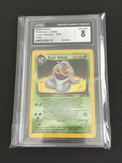 Dark Arbok 2/82 Holo Team Rocket Pokemon CGC 8 Nm/mint - Image 1
