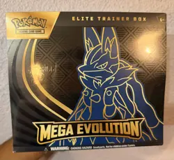 Pokemon TCG Mega Evolutions Lucario Elite Trainer Box ETB - NEW/FACTORY SEALED - Image 1
