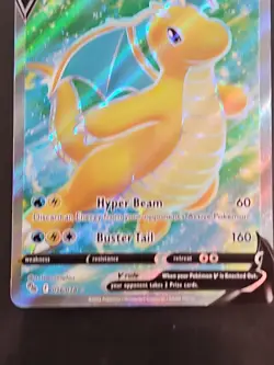 Dragonite V (Full Art) 076/078 Pokemon GO Holo - Image 2