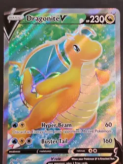Dragonite V (Full Art) 076/078 Pokemon GO Holo - Image 3