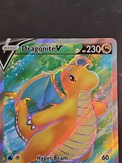 Dragonite V (Full Art) 076/078 Pokemon GO Holo - Image 4