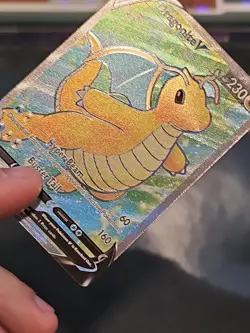 Dragonite V (Full Art) 076/078 Pokemon GO Holo - Image 5