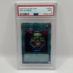2023 Yugioh! TBC1 #JPS01 Pot Of Greed Psa 9 - Image 1