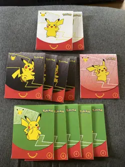 McDonalds 2021 Happy Meal Pokemon Celebrations 25th Anniversary Lot Of 12 Sealed - Image 1