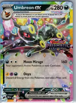 Umbreon ex 060/131 - Pokemon SV: Prismatic Evolutions Stamped - Double Rare (NM) - Image 1