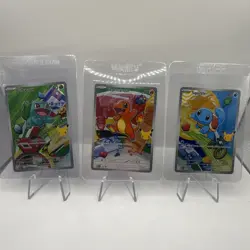 Pokemon TCG First Partner Illustration Gen 1 Kanto Starters Set - Image 1