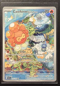 2024 Pokemon Surging Sparks Castform Sunny Form 195/191 - Image 1