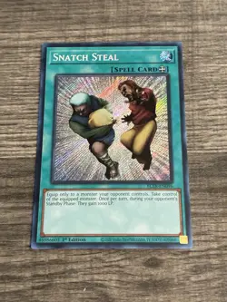Yu-Gi-Oh! Snatch Steal (SE) BLTR-EN096 Secret Rare 1st Edition Mint NM - Image 1