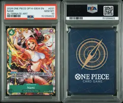 PSA 10 Nami Alternate Art OP14-031 SR One Piece OP14 EB04 Special Rare GEM MT 10 - Image 2