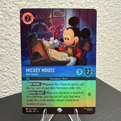 Mickey Mouse - Bob Cratchit EPIC 219/204 Winterspell HOLOFOIL Disney Lorcana - Image 2