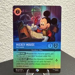 Mickey Mouse - Bob Cratchit EPIC 219/204 Winterspell HOLOFOIL Disney Lorcana - Image 4