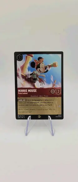 Disney Lorcana TCG: Minnie Mouse - Pirate Lookout 12/P2 Promo Foil - NM - Image 2