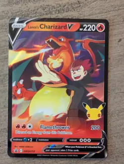 Lance's Charizard V SWSH133 Holo Sword & Shield Promo Pokemon Card - Image 1