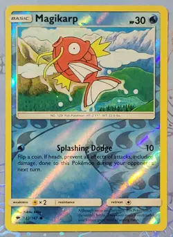 Magikarp 32/147 Dragon Majesty Reverse Holo Pokemon Card NM - Image 1