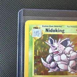 Pokemon TCG Nidoking Base Set Holo Unlimited Rare Card 11/102 1999 - Image 2