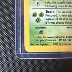 Pokemon TCG Nidoking Base Set Holo Unlimited Rare Card 11/102 1999 - Image 5