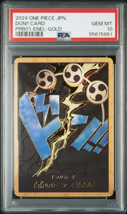 Don!! Card Enel-gold One Piece Japanese PSA 10 - Image 1