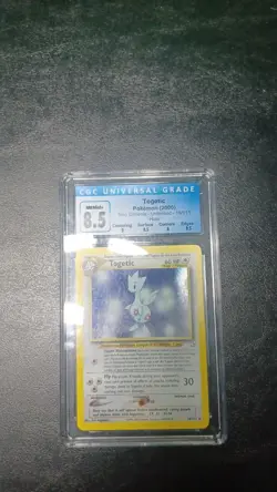 Pokemon Togetic Neo Genesis Holo Rare Card 16/111 CGC 8.5 - Image 1