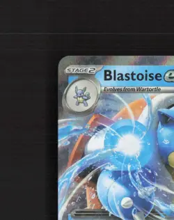 Blastoise ex 030/142 Stellar Crown Ultra Rare Holo Pokemon Card NM - Image 3