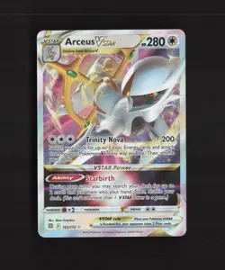 Arceus VSTAR 123/172 Brilliant Stars Ultra Rare Holo Pokemon Card NM - Image 1