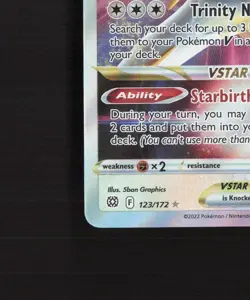 Arceus VSTAR 123/172 Brilliant Stars Ultra Rare Holo Pokemon Card NM - Image 5